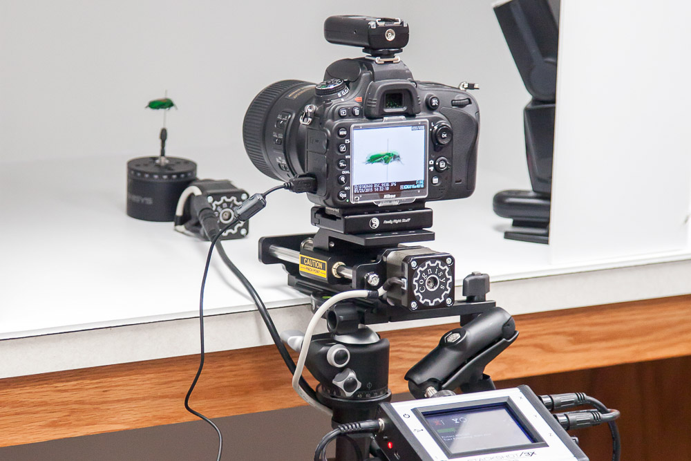 StackShot Virtual Ovject Kit in use